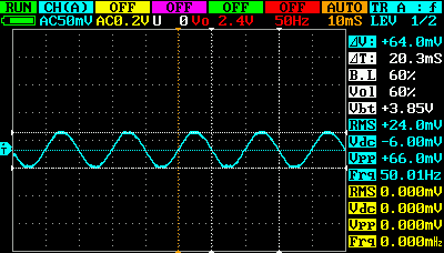 Oszi bei 25W