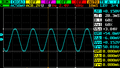 Oszi bei 40W